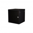 Шкаф 19" телекоммуникационный настенный, 12U 635x600х600 мм, дверь металл,черный